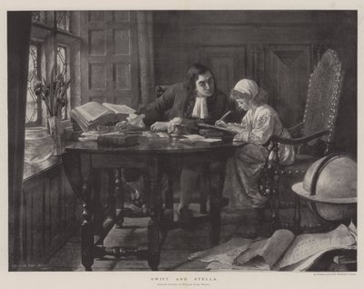 Swift y Stella de Margaret Isabel Dicksee
